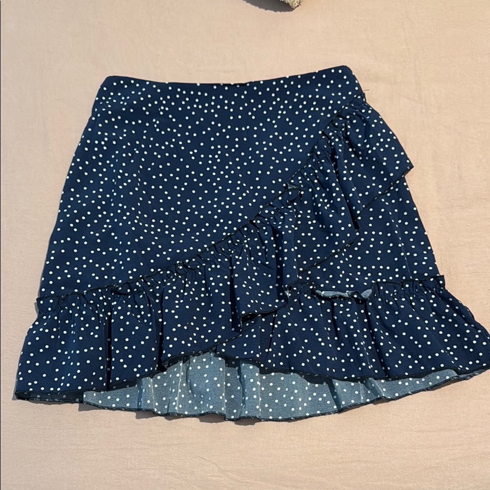Polka Dot Ruffle Skirt